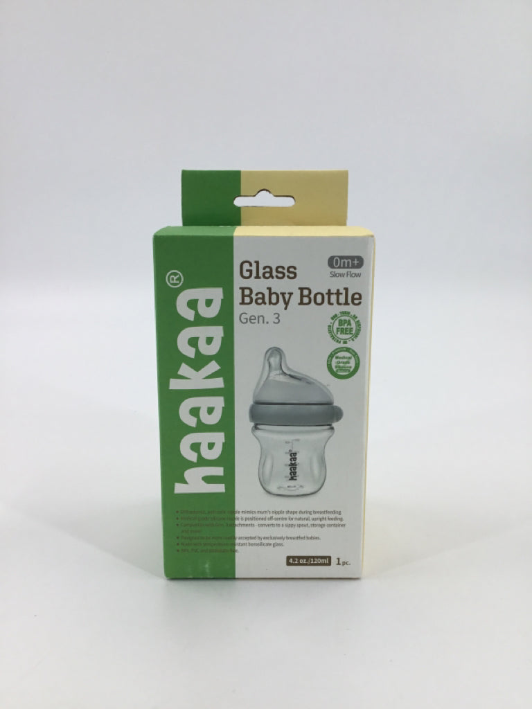 Haakaa Glass Baby Bottle - Gen 3 - 4.2 oz