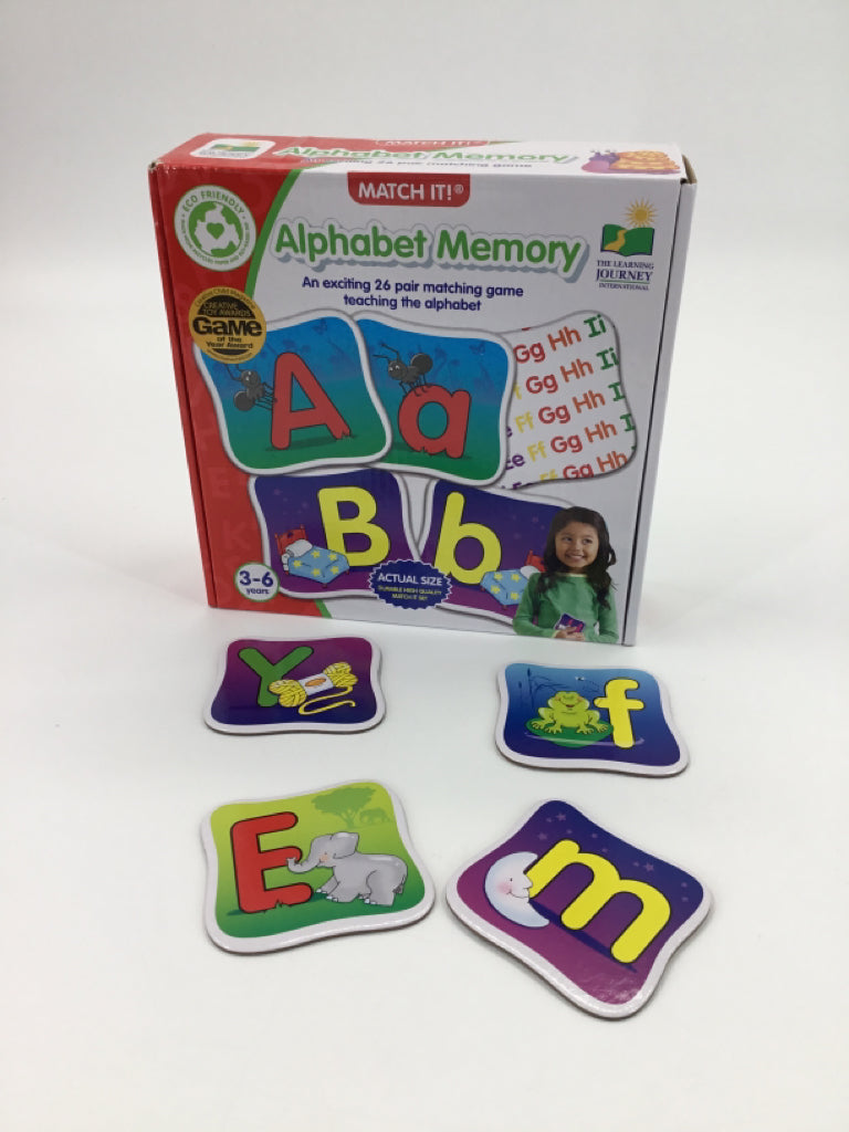 The Learning Journey Alphabet Memory Game