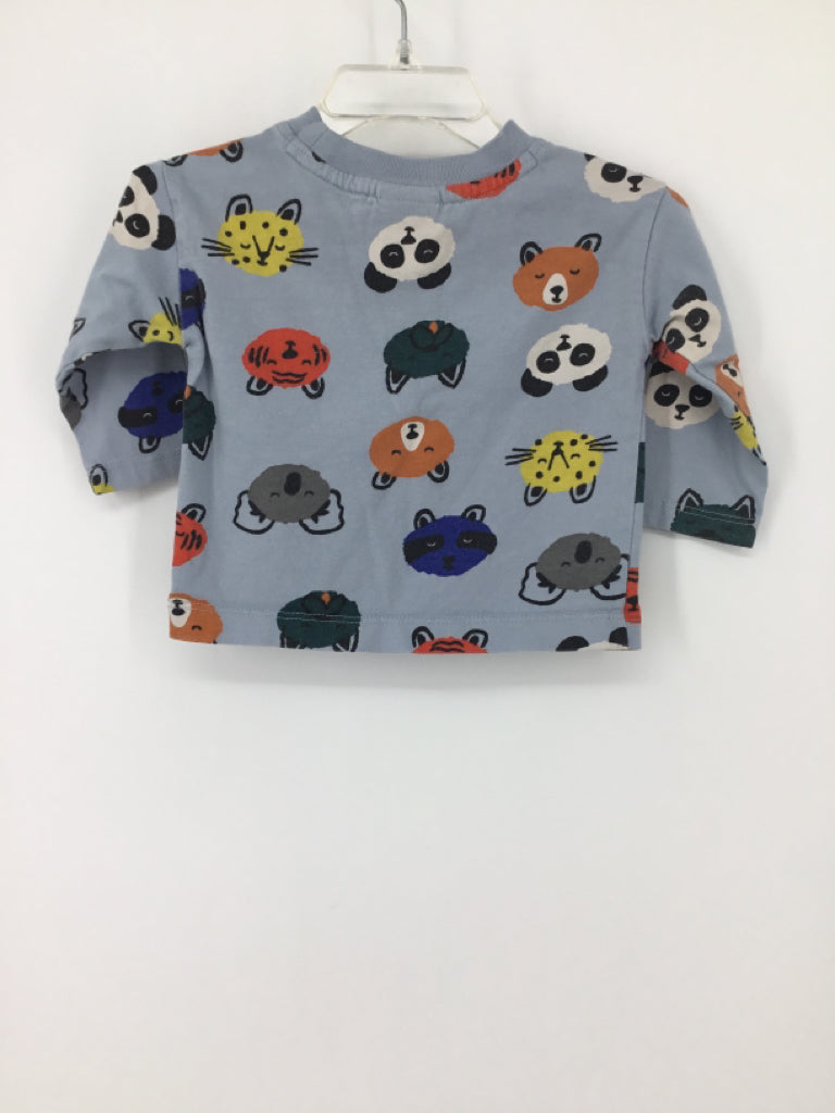 Hanna Andersson Child Size 3-6 Months Blue Animals T-shirt - boys