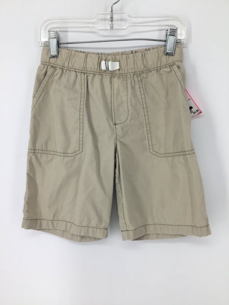 Carter's Child Size 6 Tan Solid Shorts - boys