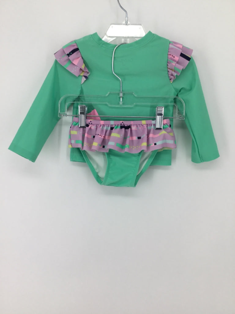 Cat & Jack Child Size 18 Months Green Swimwear - girls