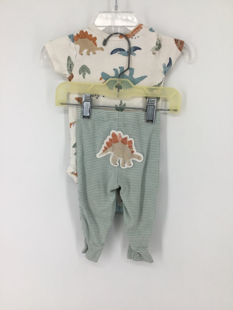 Carter's Child Size 6 Months Multi-Color Dinosaur Outfit - boys