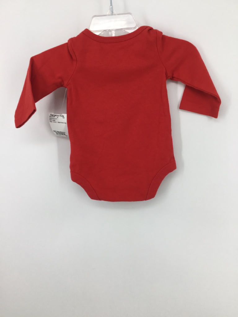 Cat & Jack Child Size Newborn Red Valentine's Day Onesie