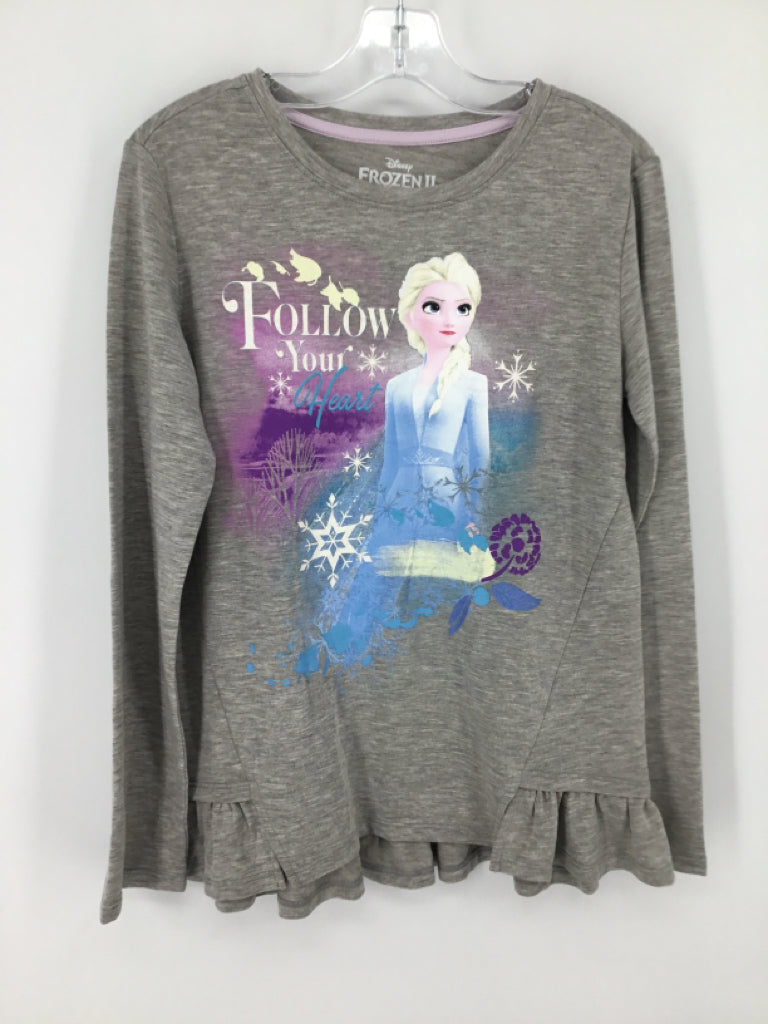 Disney Child Size 10 Gray Shirt - girls