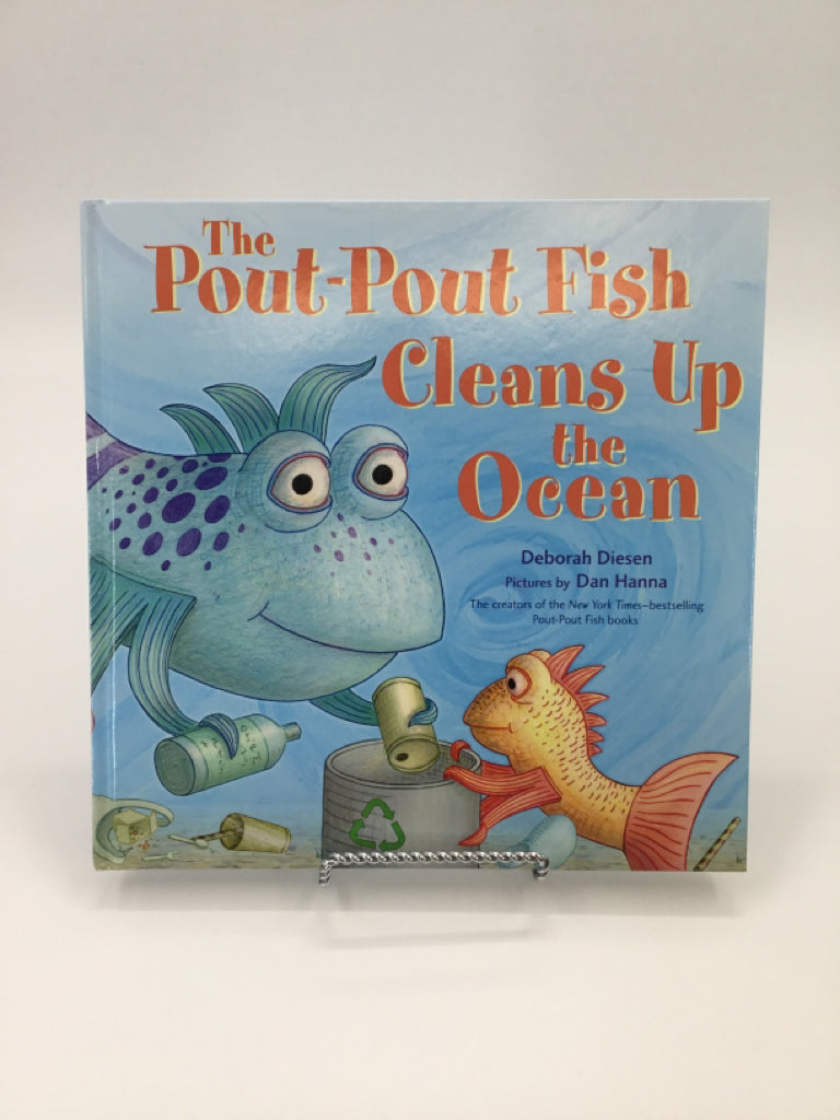 The Pout-Pout Fish Cleans Up the Ocean Hardback Book