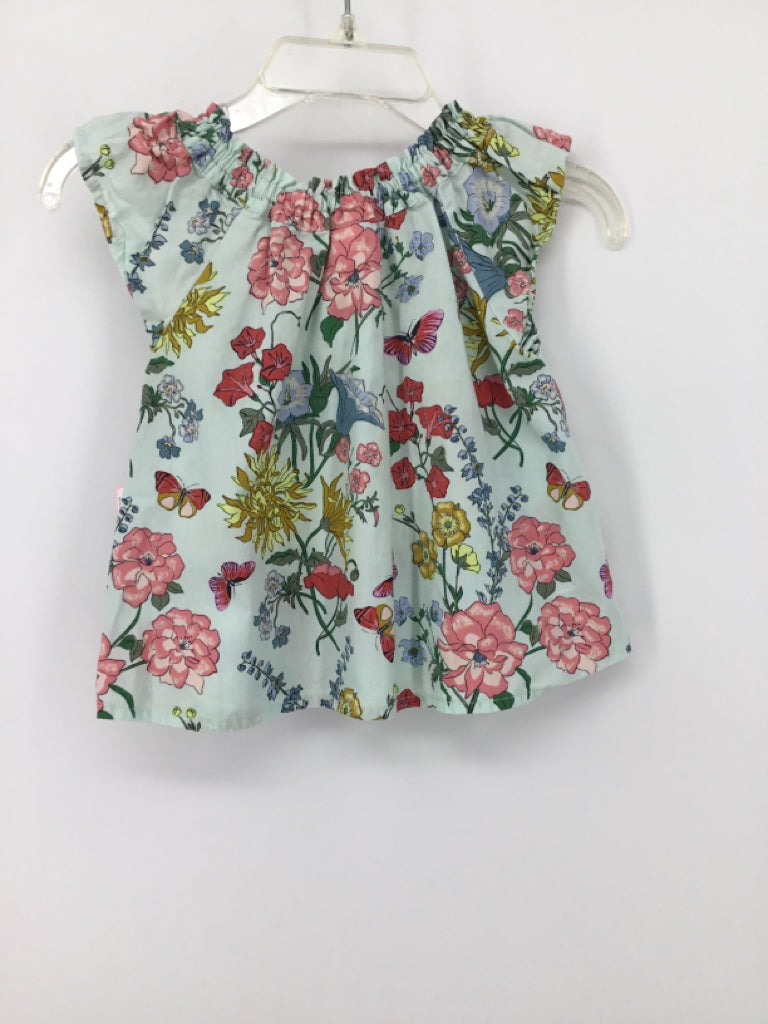 Tea Child Size 12-18 Months Blue Shirt - girls