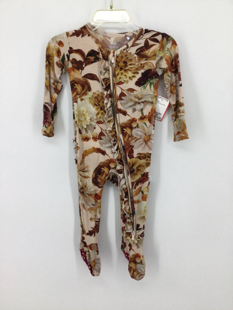 Posh Peanut Child Size 6-9 Months Tan Sleepers