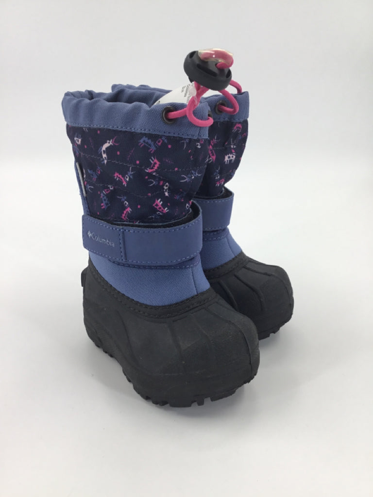Columbia Child Size 6 Toddler Blue Rain/Snow Boots