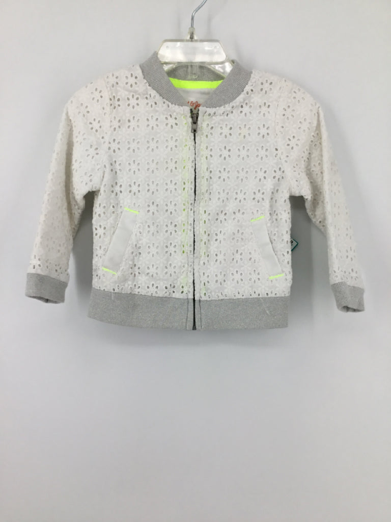 Cat & Jack Child Size 18 Months White Jacket - girls