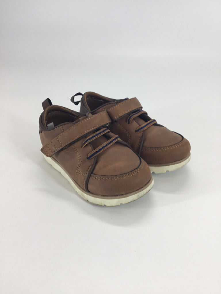 Stride Rite 360 Child Size 9 Toddler Brown Dress Shoes
