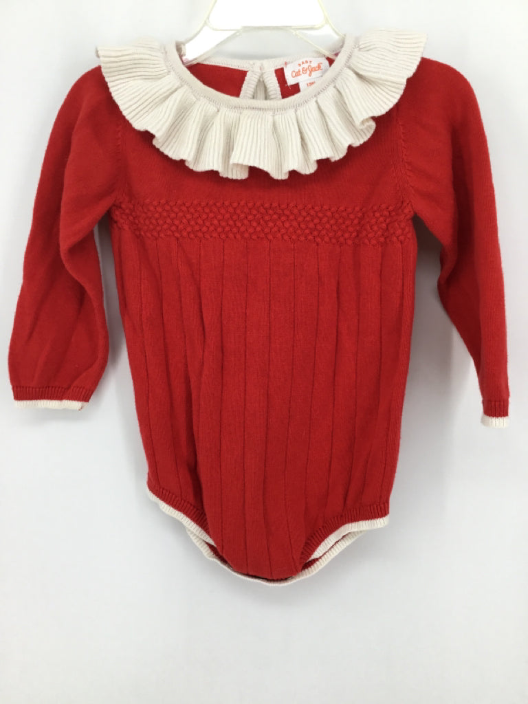 Cat & Jack Child Size 12 Months Red Outfit - girls
