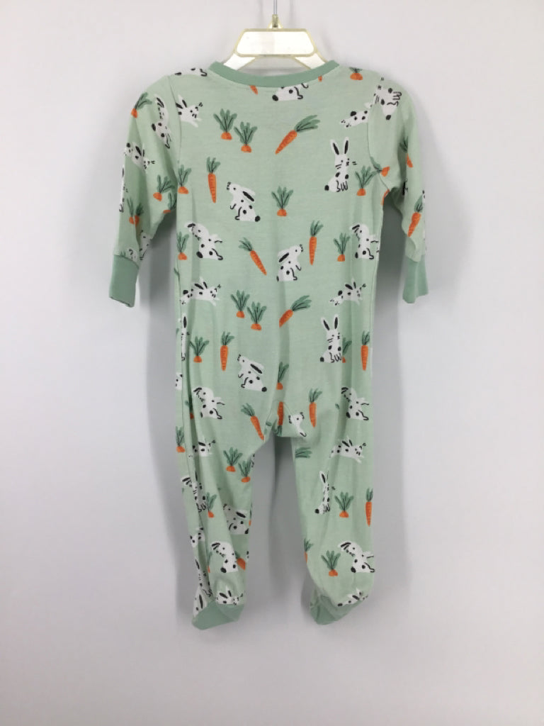 Honest Baby Clothing Child Size 6-9 Months Green Easter Shirt