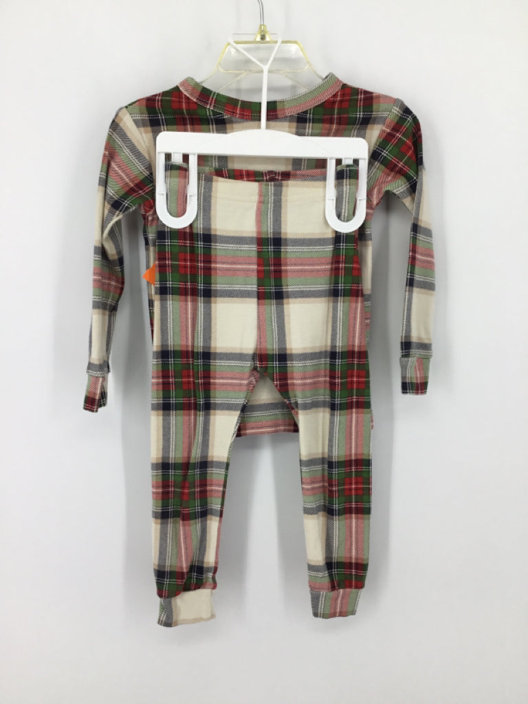 Baby Gap Child Size 2 Red Plaid Pajamas - boys
