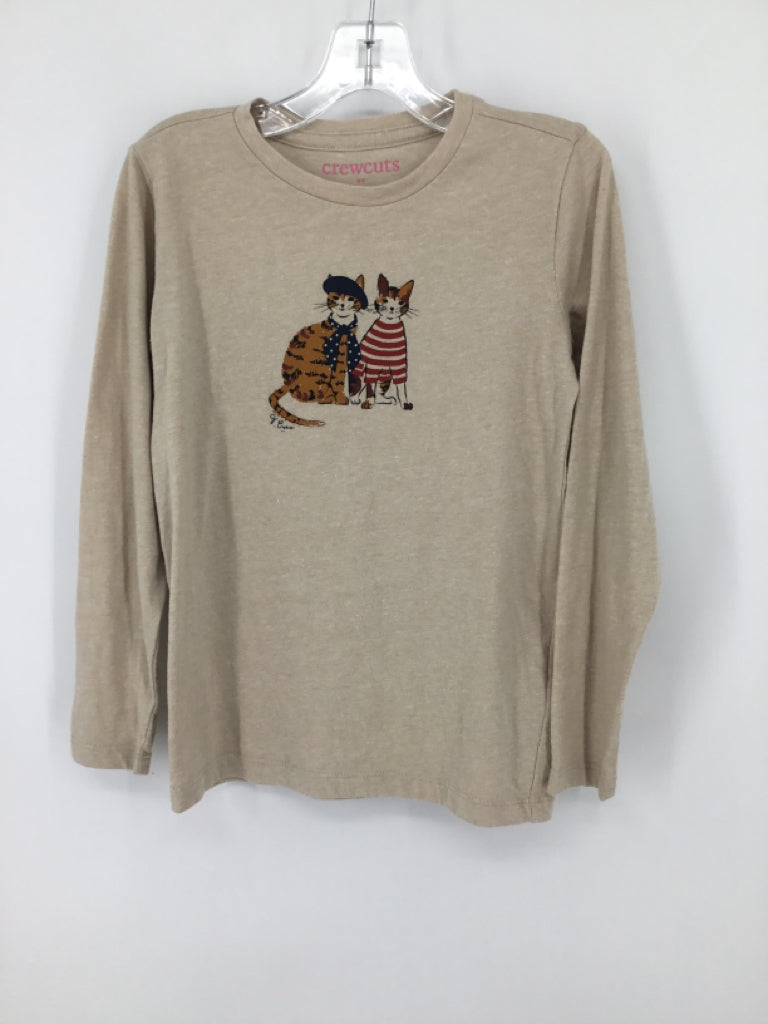 Crewcuts Child Size 6 Tan T-shirt - girls