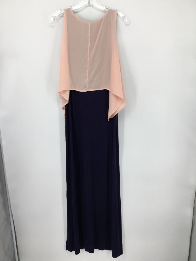 Pink Blush Size M Cotton Blend Dress - Maternity