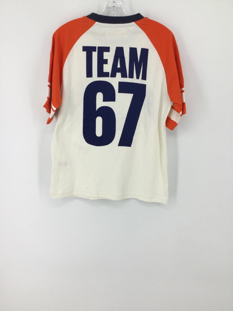 Zara Child Size 9 Orange screen printed T-shirt - boys