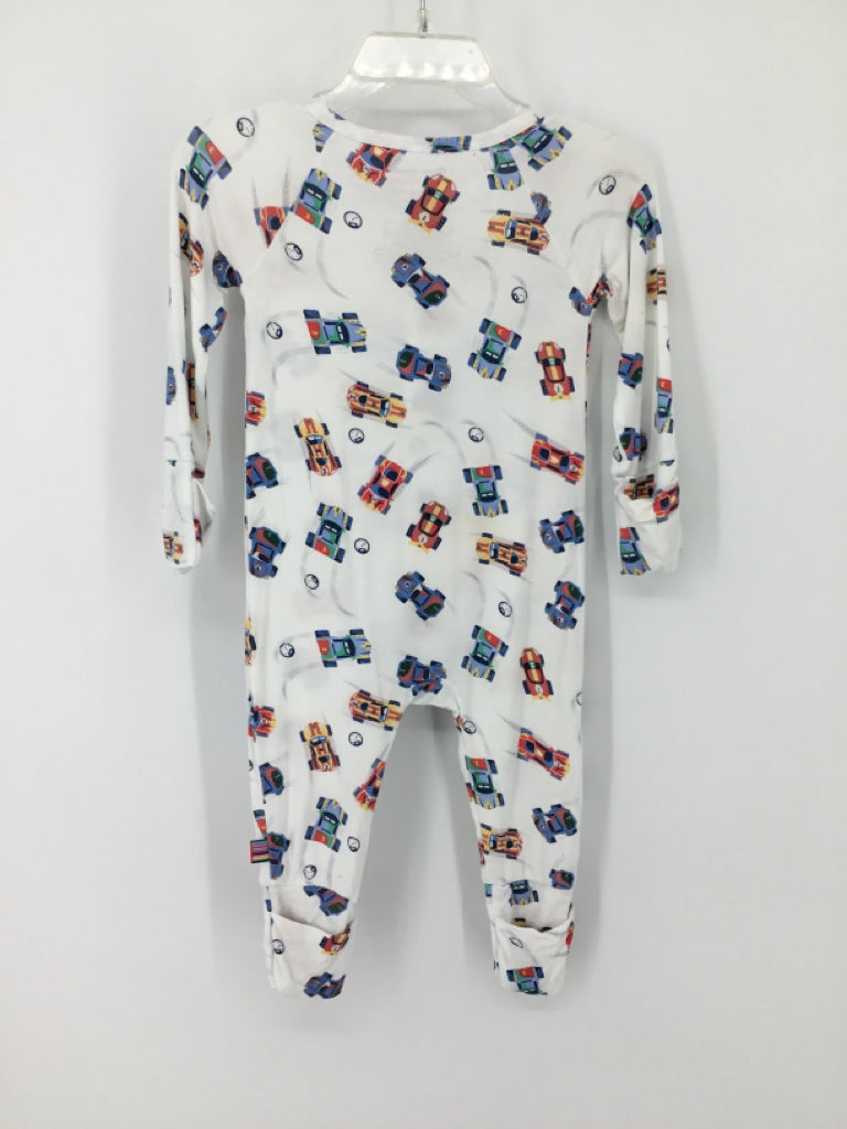 Magnetic Me Child Size 3-6 Months White Print Pajamas - boys