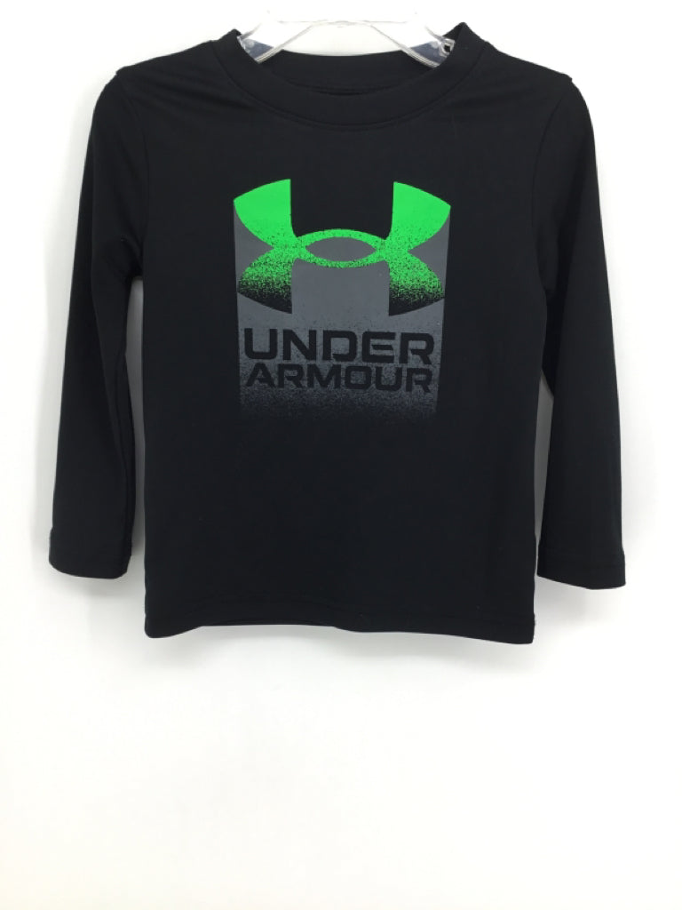 Under Armour Child Size 2 Black screen printed T-shirt - boys