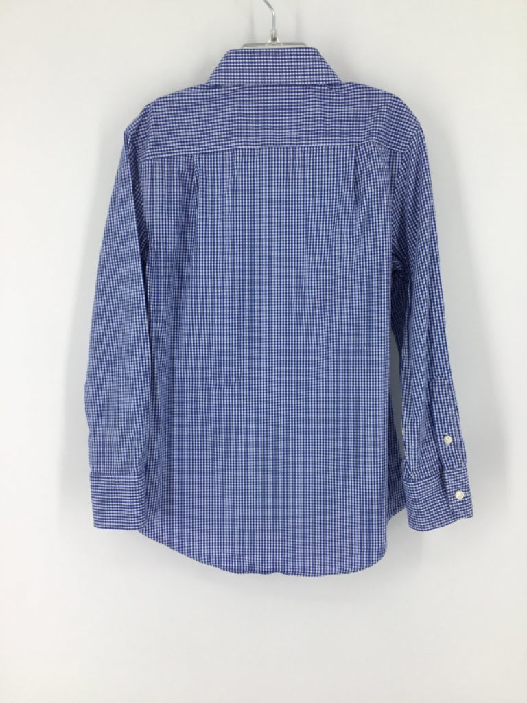 Crewcuts Child Size 6 Blue Checkered Shirt - boys