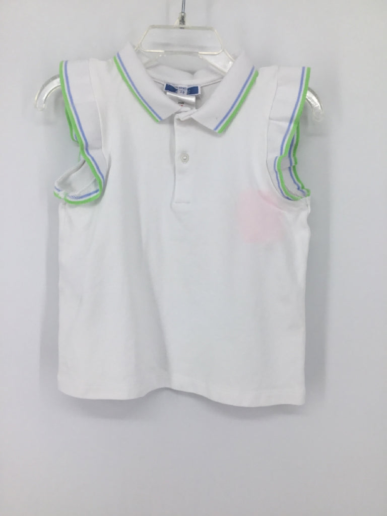 jacadi Child Size 4 White Tank top - girls