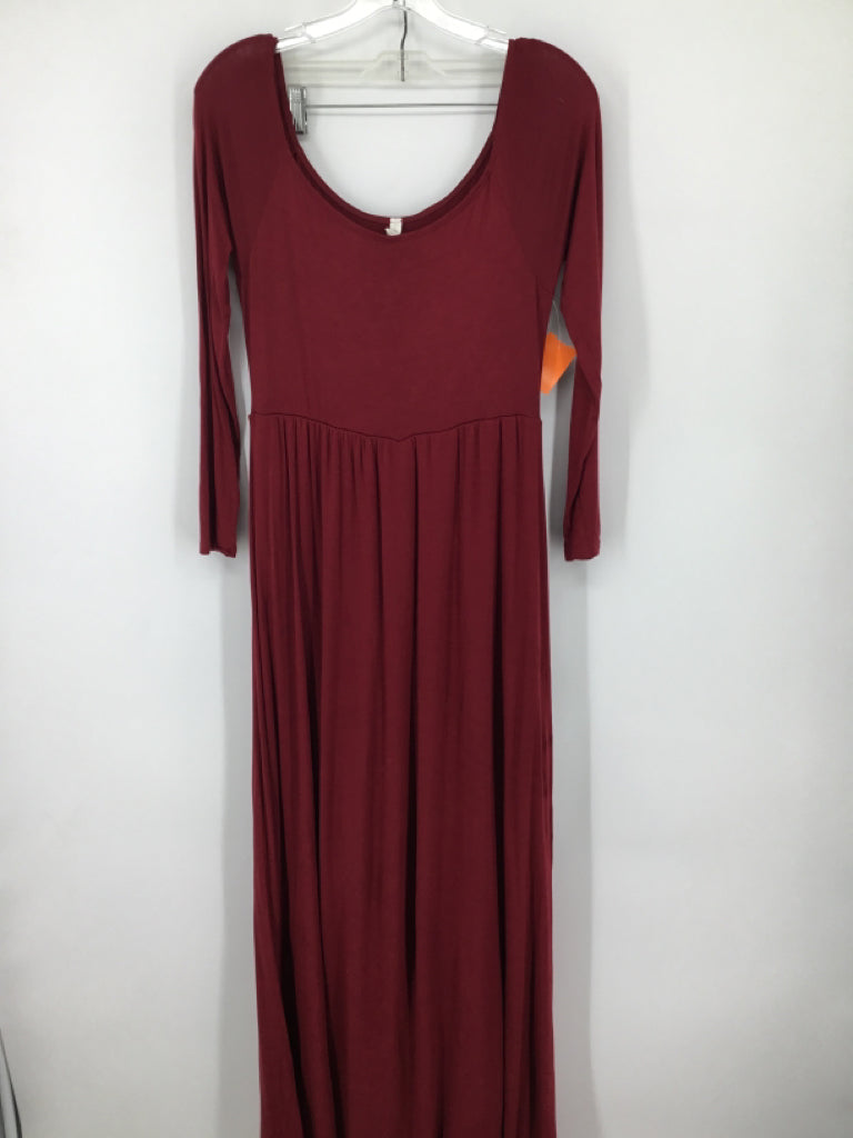 Pink Blush Size XL Rayon Blend Dress - Maternity