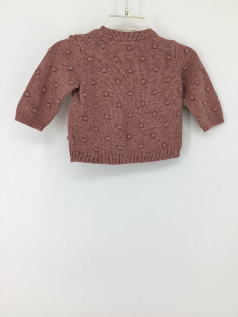 H & M Child Size Newborn Pink Solid Sweater - boys