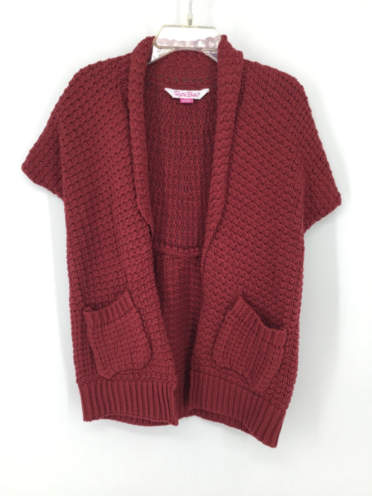 Ruffle Butts Child Size 2 Red Sweater - girls