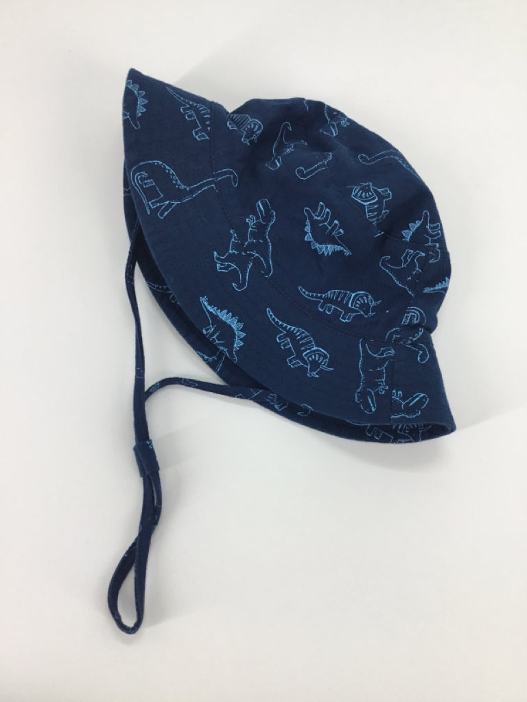 brandless Child Size 0-6 Months Blue Dinosaur Hats - boys
