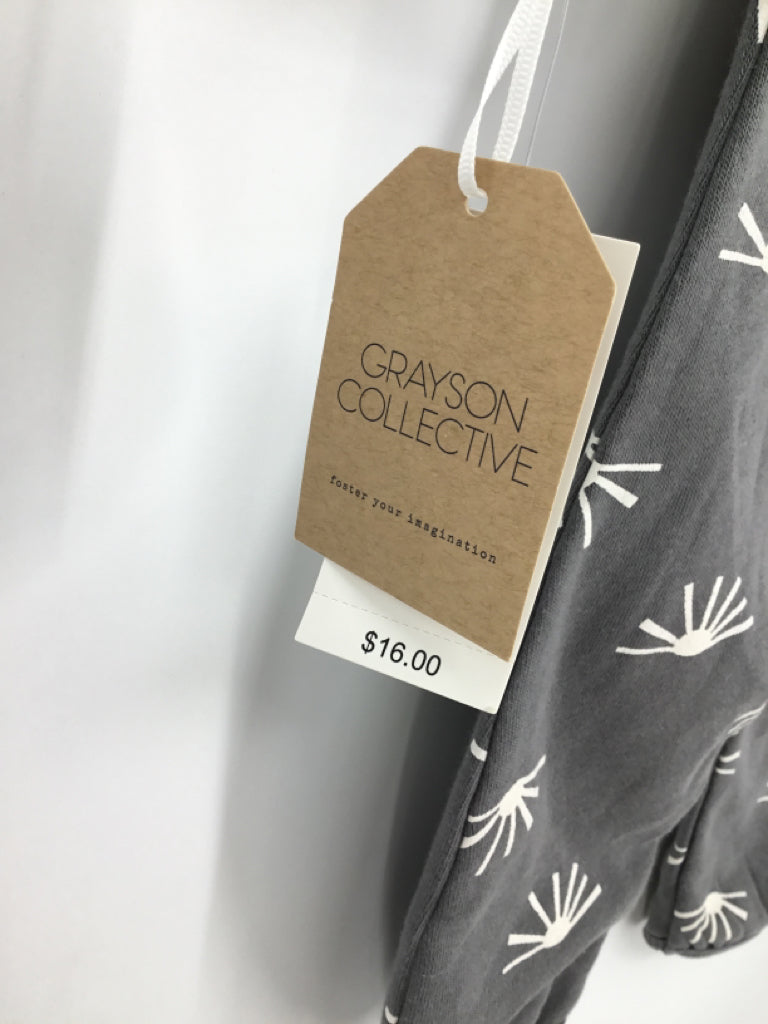Grayson Collective Child Size 3-6 Months Gray screen printed Outfit - boys