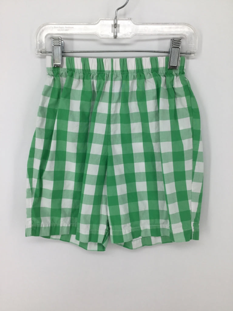 b Bella Bliss Child Size 6 Green Checkered Shorts - boys