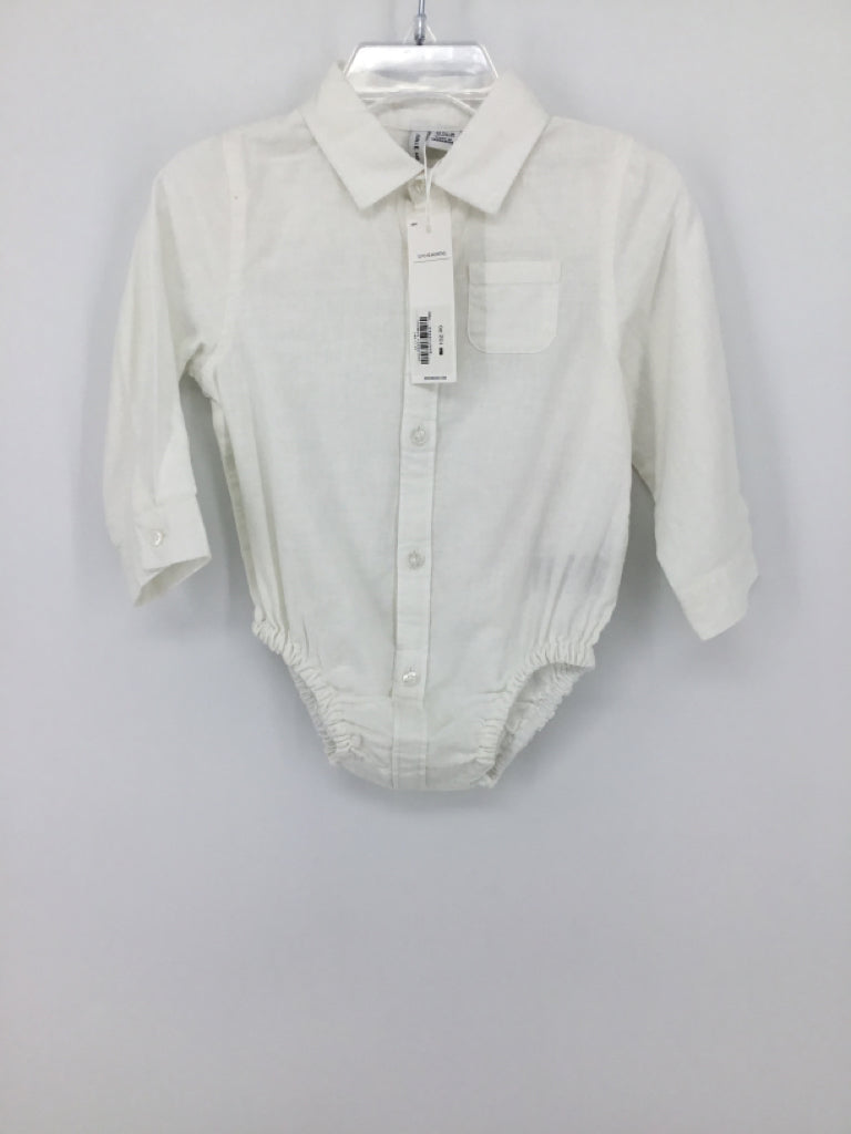 Janie and Jack Child Size 12-18 Months White Onesie