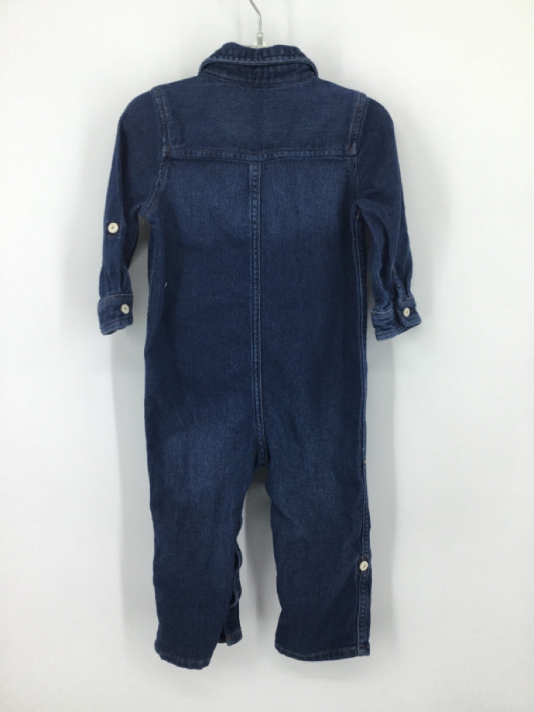 Baby Gap Child Size 18-24 Months Blue Solid Outfit - boys