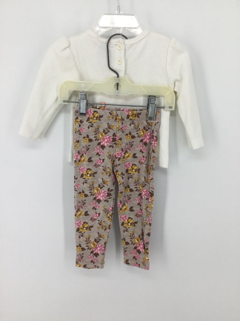 Little Lass Child Size 12 Months White Outfit - girls