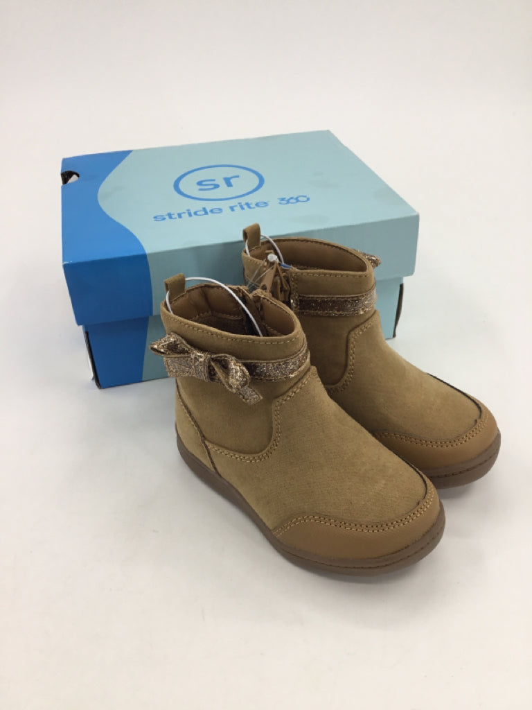 Stride Rite Elaine Child Size 6 Toddler Tan Boots