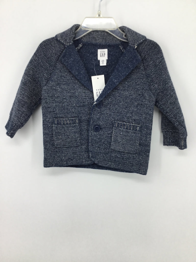 Baby Gap Child Size 6-12 Months Navy Solid Sweater - boys