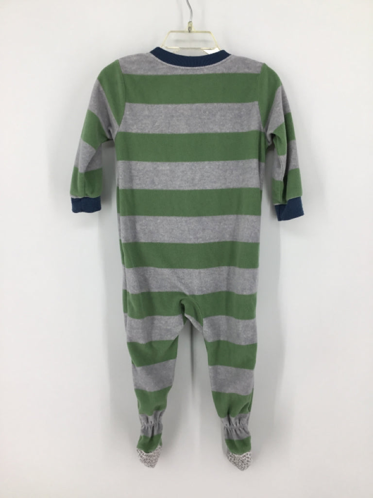 Carter's Child Size 18 Months Green Sleepers