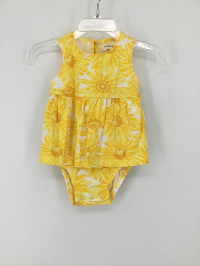 Carter's Child Size 6 Months Yellow Outfit - girls