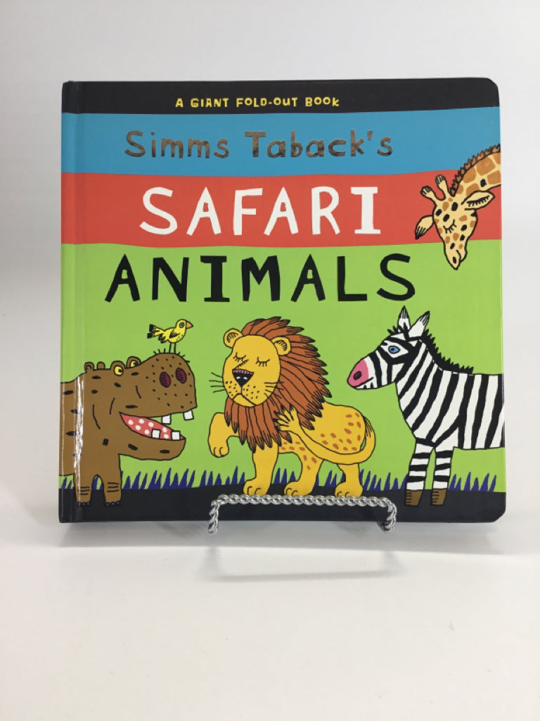 Safari Animals A Giant Fold-Out Book Board Book