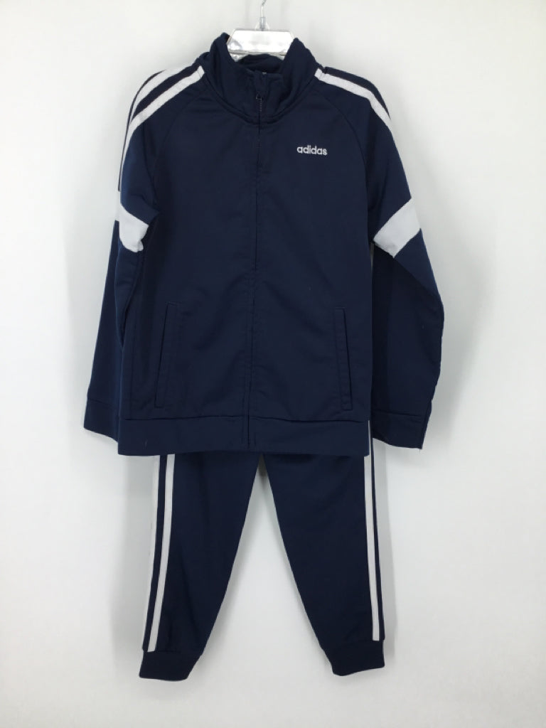 Adidas Child Size 7 Navy Solid Outfit - boys