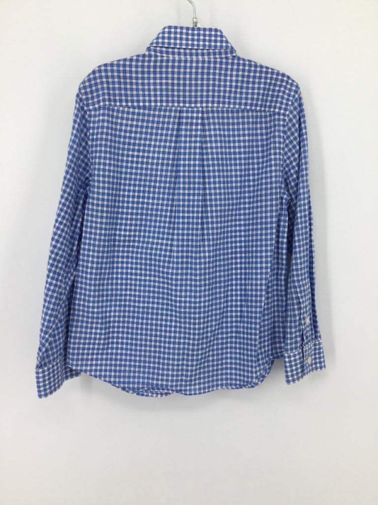 vineyard vines Child Size 5 Blue Checkered Shirt - boys