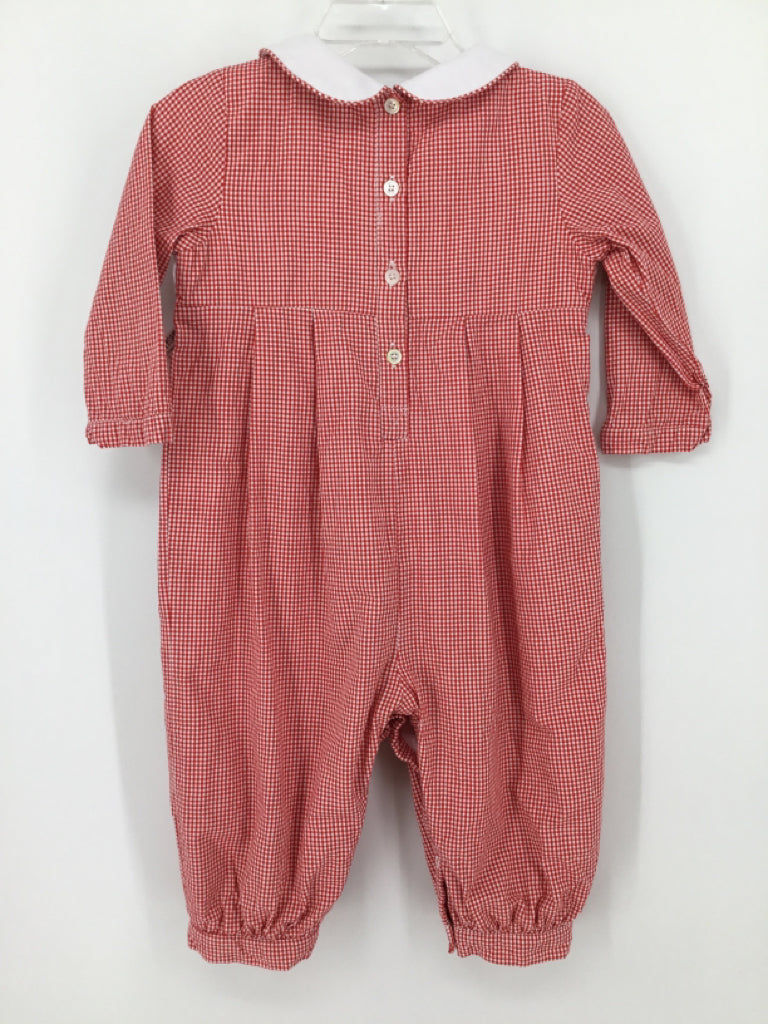 Cecil and Lou Child Size 18 Months Red Christmas Outfit
