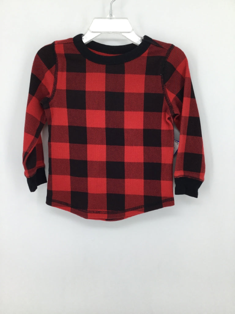 Old Navy Child Size 2 Red Checkered Shirt - boys