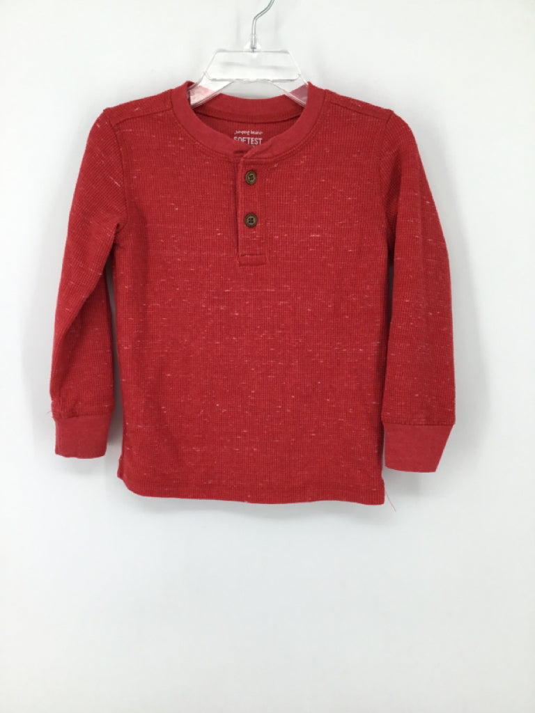 jumping beans Child Size 2 Red Marbled Shirt - boys