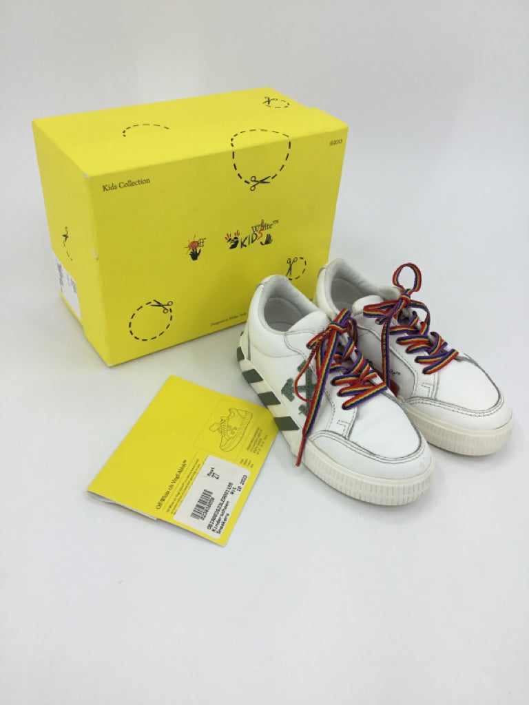 Off White Child Size 12 White Sneakers