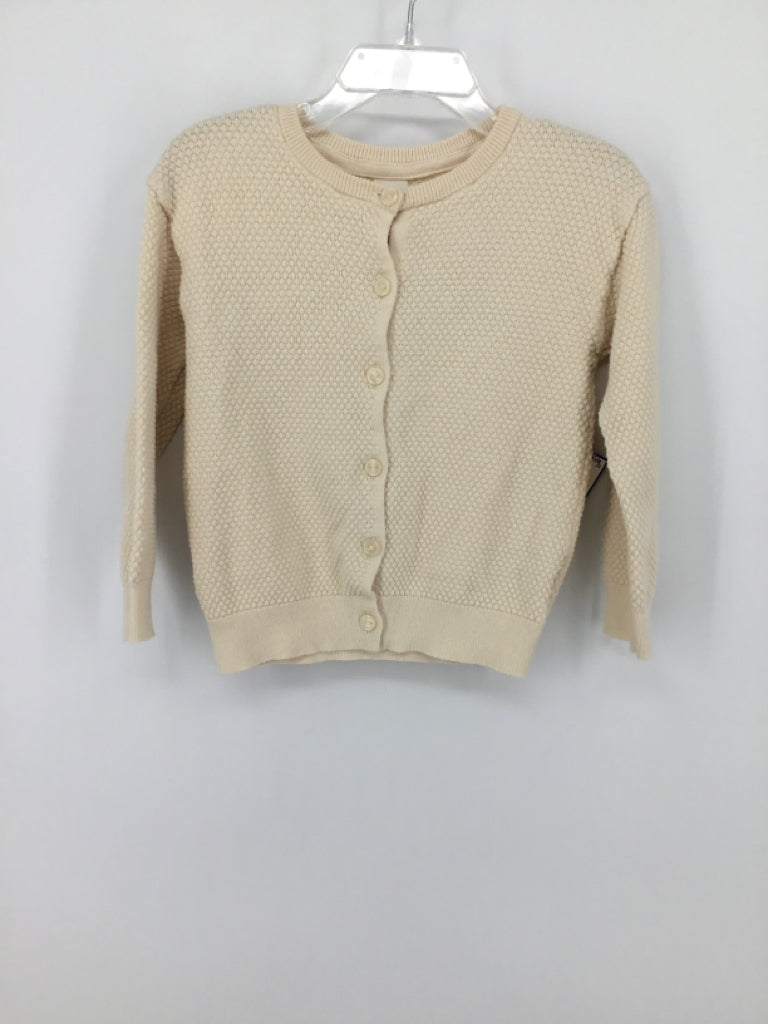 H & M Child Size 3 Cream Sweater - girls