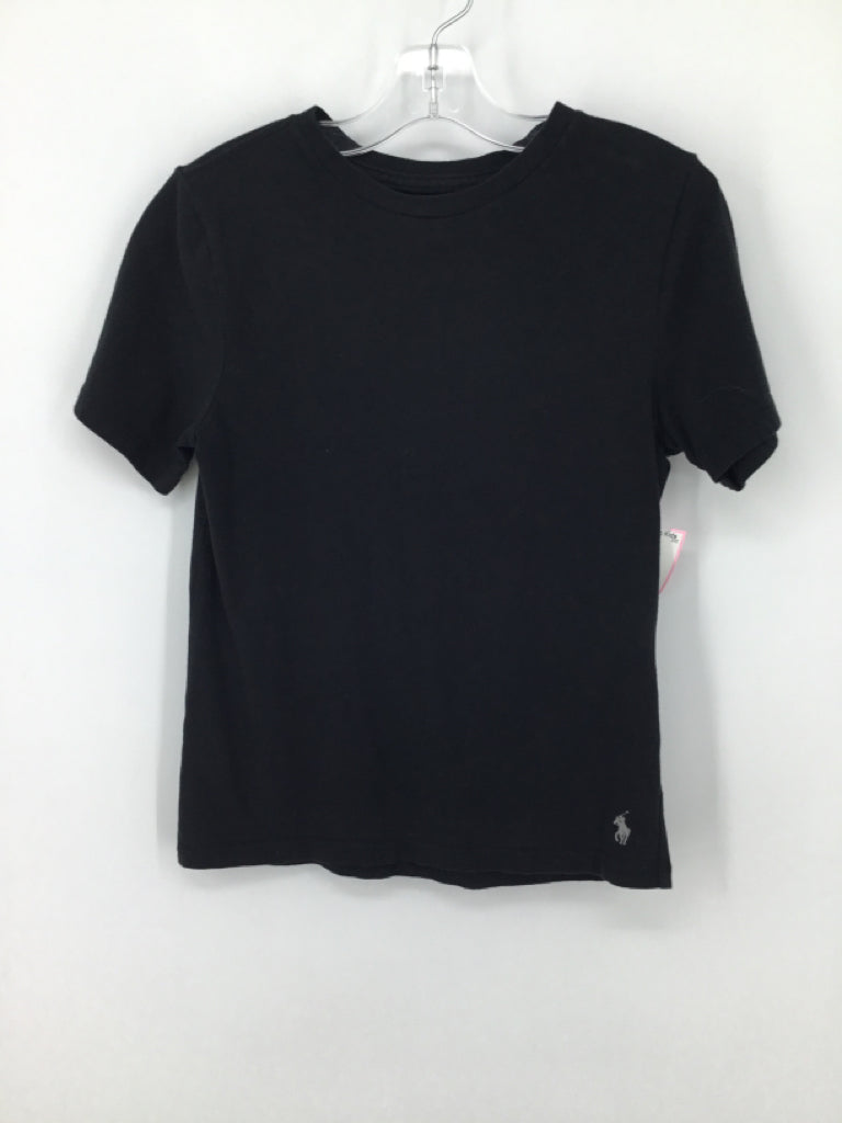 Ralph Lauren Child Size 8 Black Solid T-shirt - boys