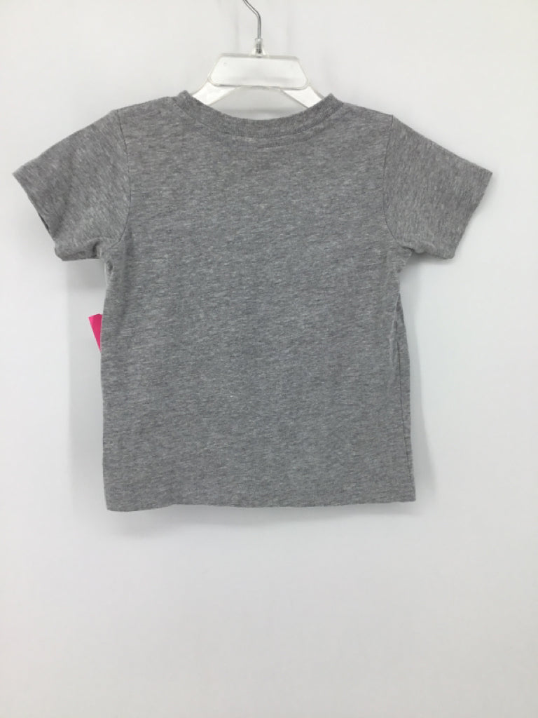 Rabbit Skins Child Size 18 Months Gray screen printed T-shirt - boys