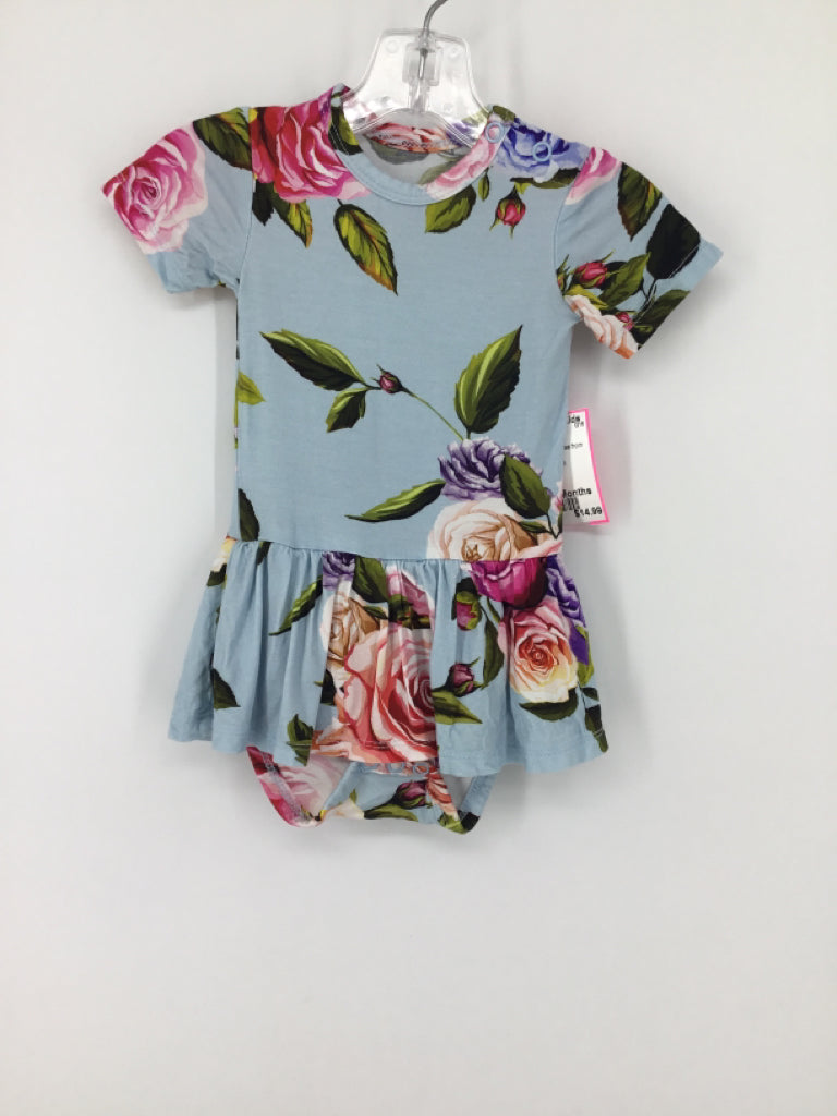 Posh Peanut Child Size 0-3 Months Blue Dress - girls