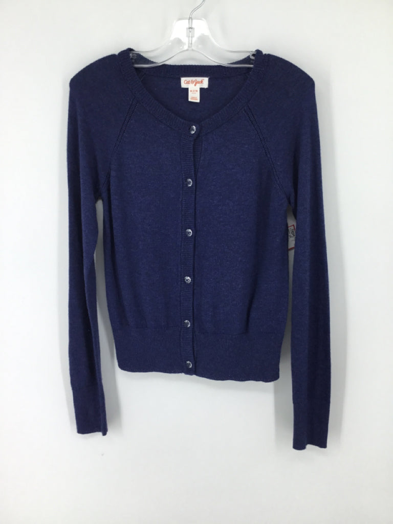 Cat & Jack Child Size 7 Navy Sweater - girls