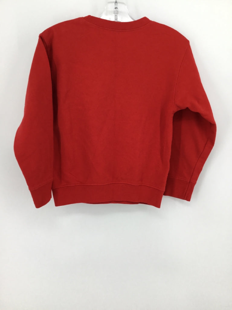 Child Size 7 Red Christmas Sweatshirt
